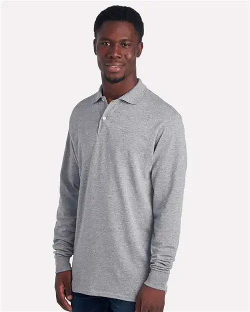 Jerzees 437lr Dri-power® Long Sleeve Polo - Oxford