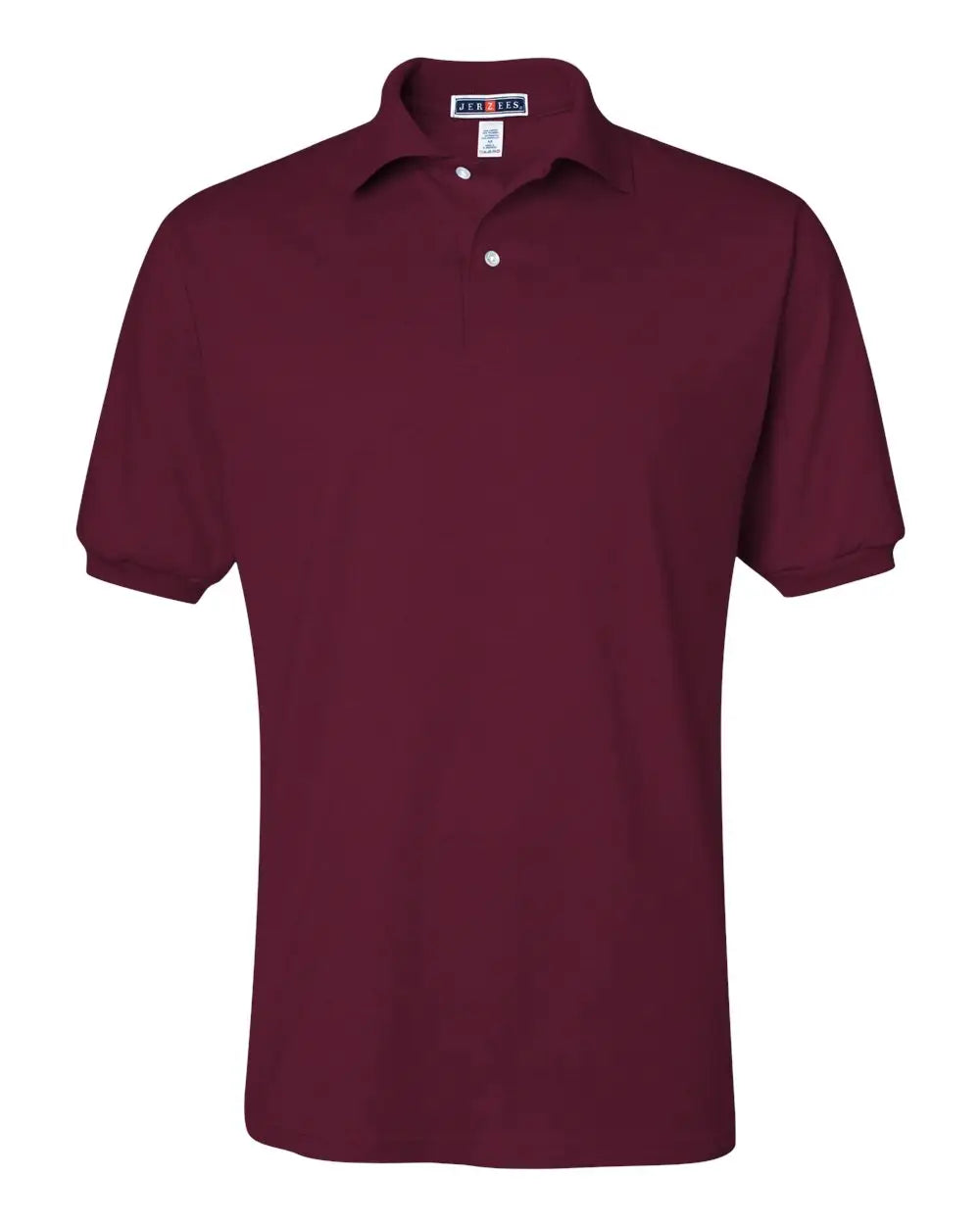 Jerzees 437msr Spotshield 50/50 Polo - Maroon - Adult Xl