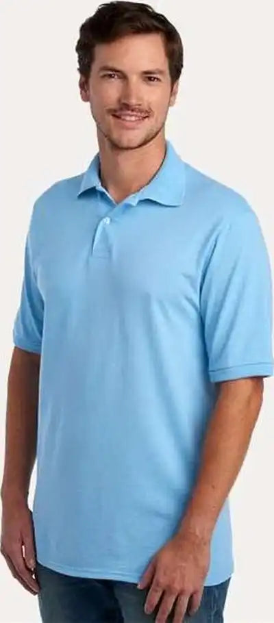 Jerzees 437r Dri-power Polo - Light Blue
