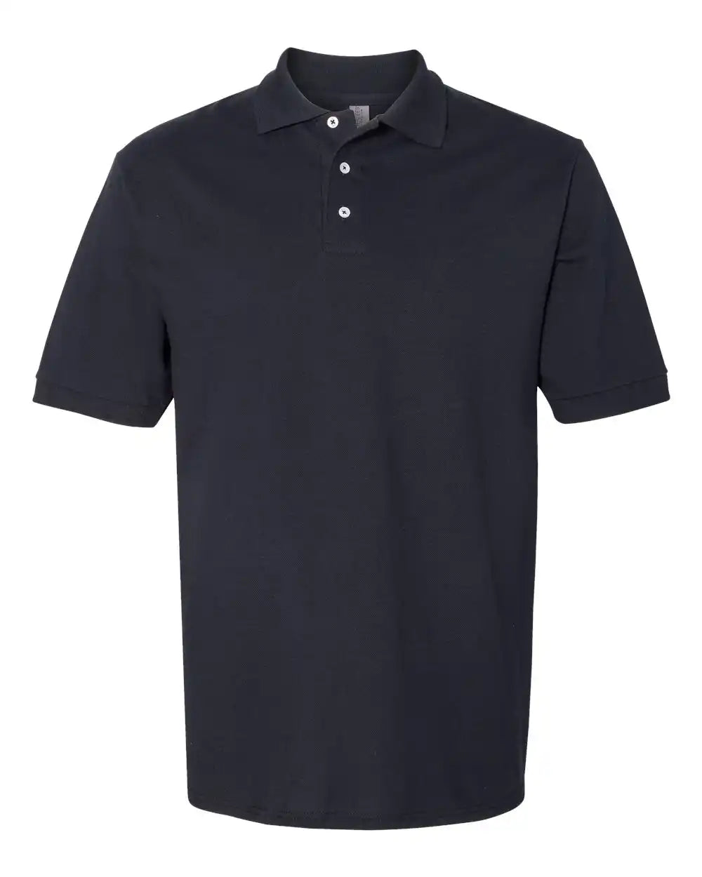 Jerzees 443m 100% Ring-spun Cotton Piqué Polo - Black - m