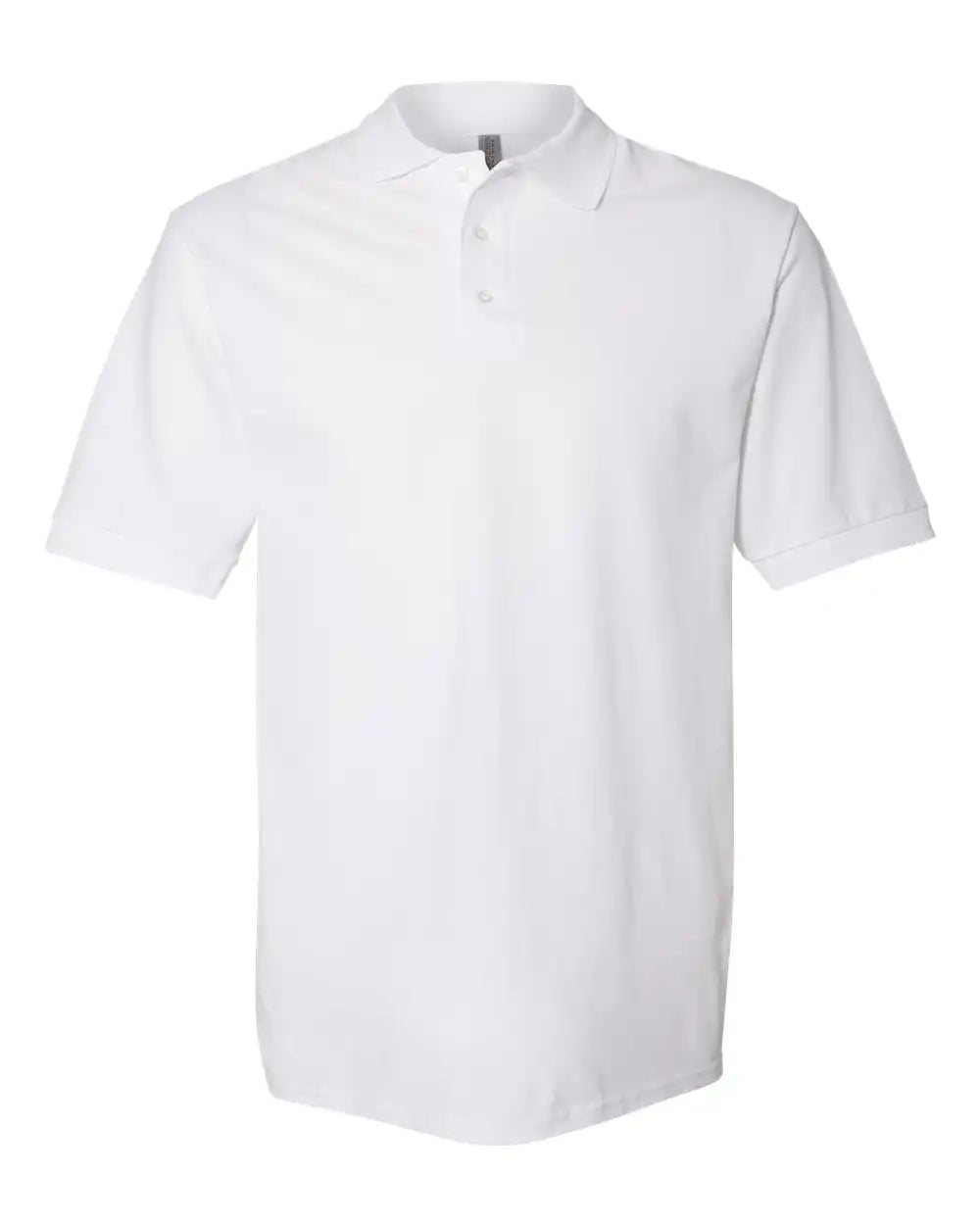 Jerzees 443m 100% Ring-spun Cotton Piqué Polo - White - m
