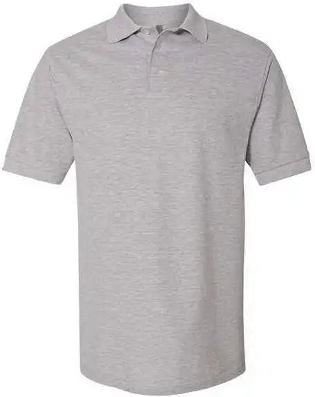 Jerzees 443m 100% Ringspun Cotton Piqu Polo Athletic Heather