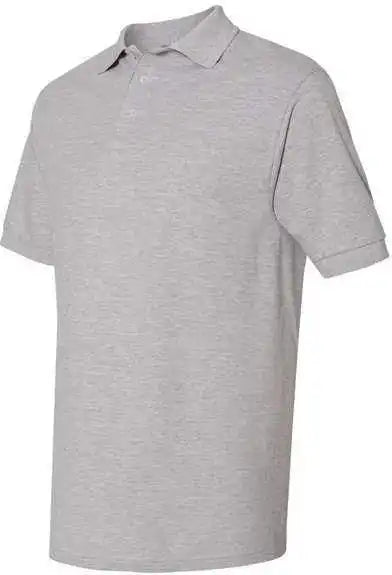Jerzees 443m 100% Ringspun Cotton Piqu Polo Athletic Heather