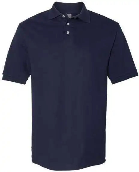 Jerzees 443m 100% Ringspun Cotton Piqu Polo J. Navy