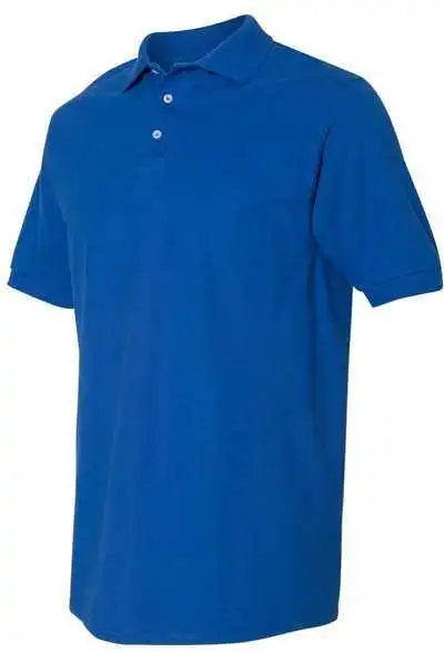 Jerzees 443m 100% Ringspun Cotton Piqu Polo Royal