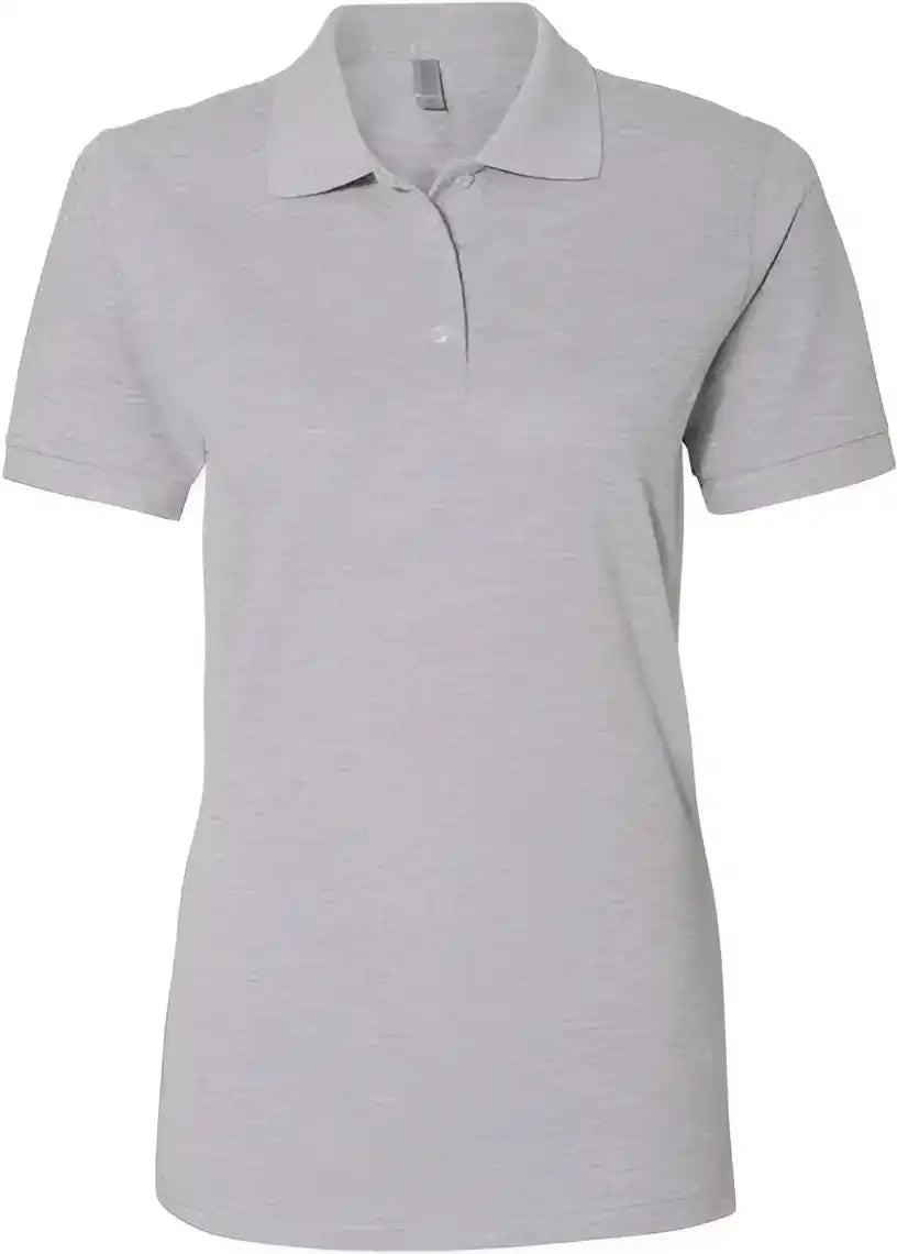 Jerzees 443w Women’s 100% Ringspun Cotton Piqu Polo Athletic Heather