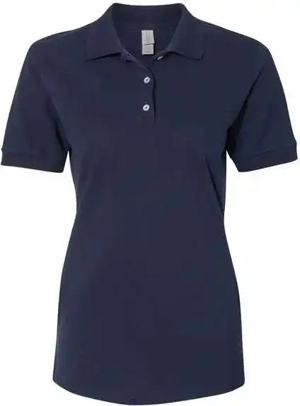 Jerzees 443w Women’s 100% Ringspun Cotton Piqu Polo - J. Navy