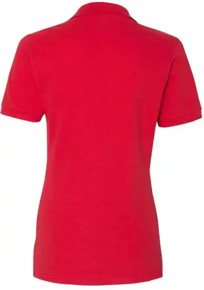 Jerzees 443w Women’s 100% Ringspun Cotton Piqu Polo - True Red