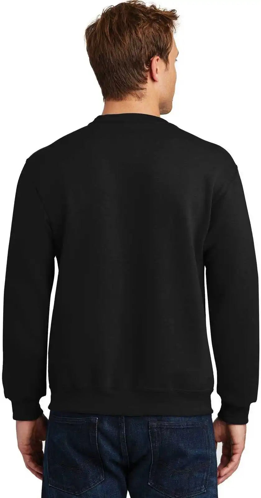 Jerzees 4662m Super Sweats Nublend Crewneck Sweatshirt Black