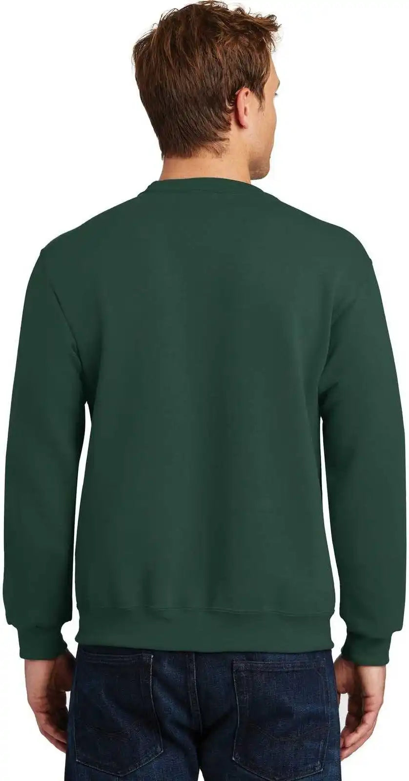 Jerzees 4662m Super Sweats Nublend Crewneck Sweatshirt - Forest Green