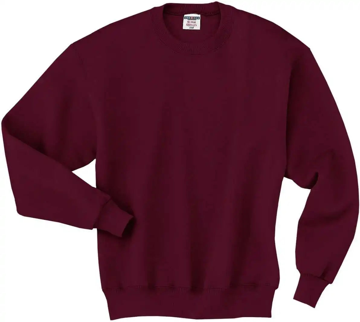 Jerzees 4662m Super Sweats Nublend Crewneck Sweatshirt - Maroon