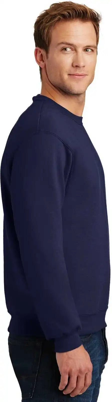Jerzees 4662m Super Sweats Nublend Crewneck Sweatshirt - Navy