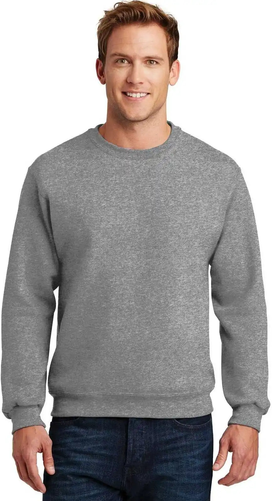 Jerzees 4662m Super Sweats Nublend Crewneck Sweatshirt Oxford