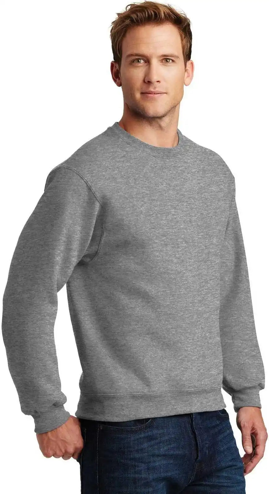 Jerzees 4662m Super Sweats Nublend Crewneck Sweatshirt Oxford