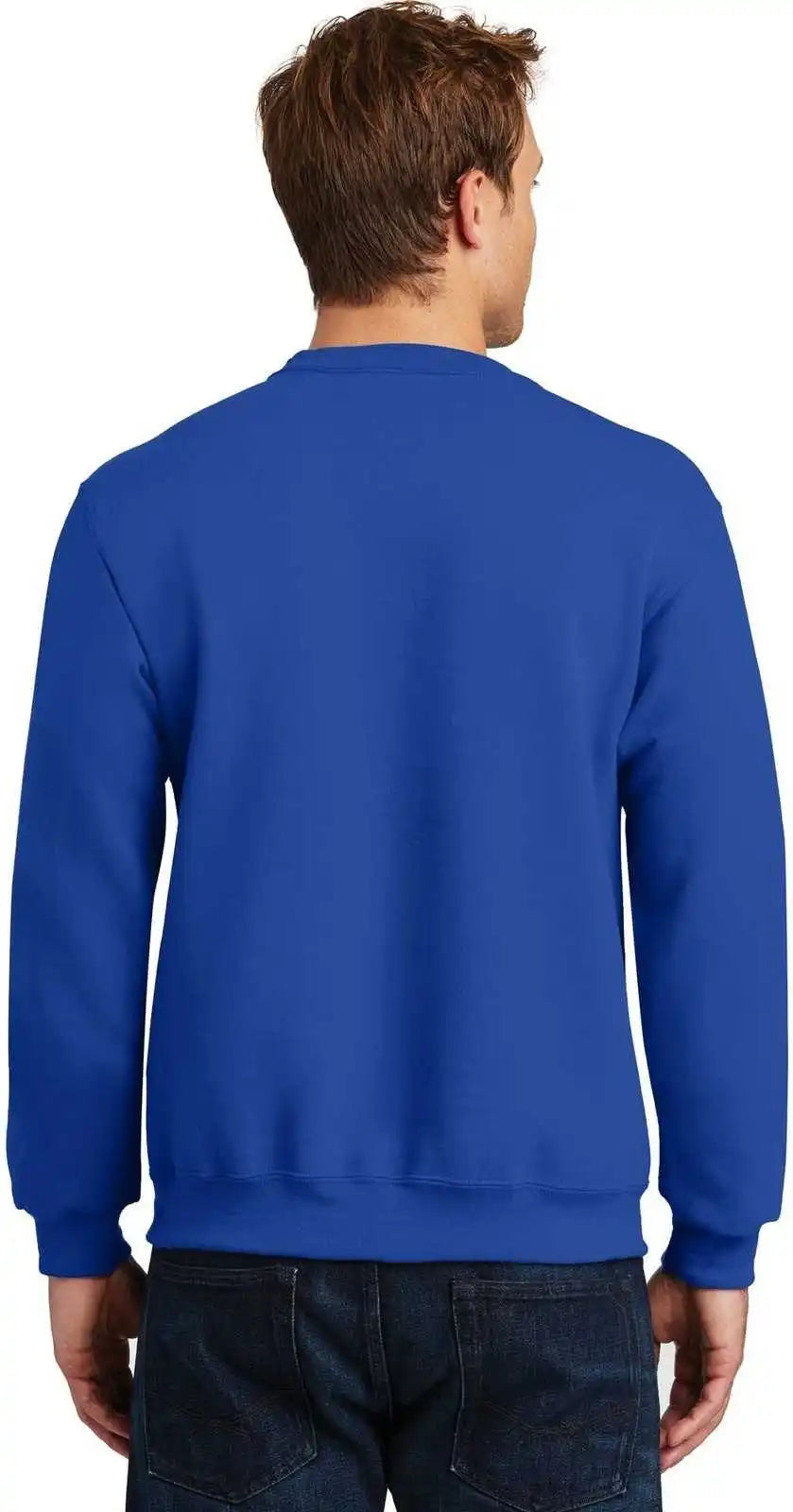 Jerzees 4662m Super Sweats Nublend Crewneck Sweatshirt Royal