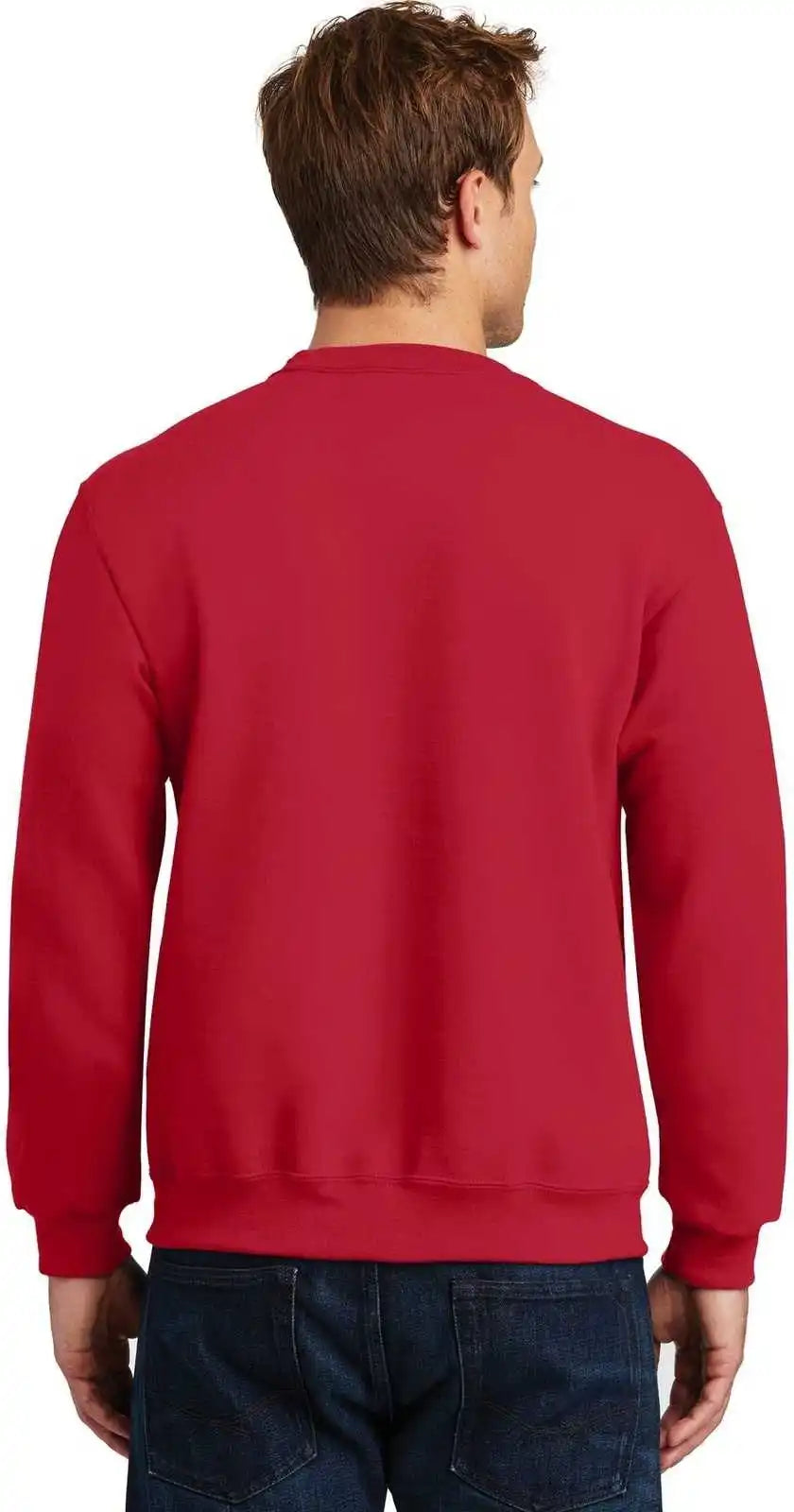 Jerzees 4662m Super Sweats Nublend Crewneck Sweatshirt - True Red