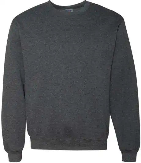 Jerzees 4662mr Super Sweats Nublend Crewneck Sweatshirt - Black Heather