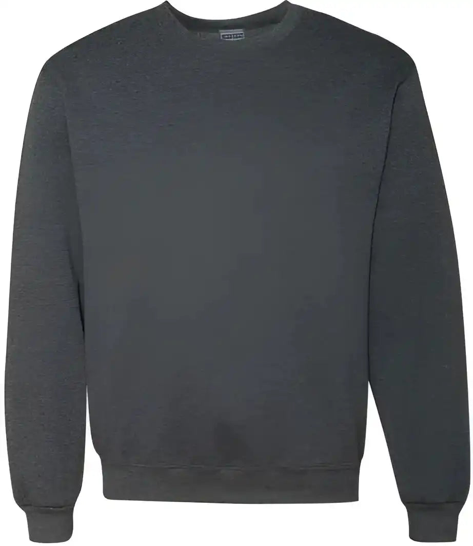 Jerzees 4662mr Super Sweats Nublend Crewneck Sweatshirt Black Heather