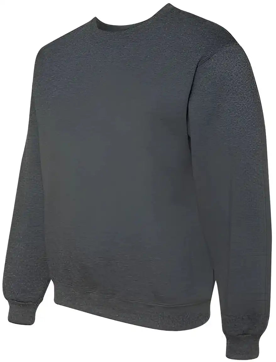 Jerzees 4662mr Super Sweats Nublend Crewneck Sweatshirt Black Heather