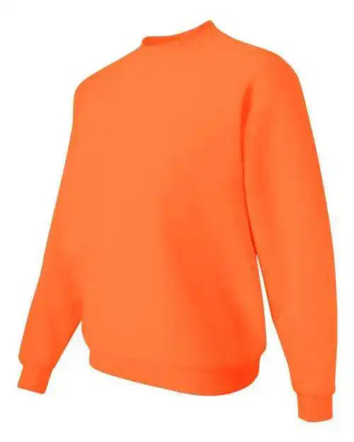 Jerzees 4662mr Super Sweats Nublend Crewneck Sweatshirt - Safety Orange