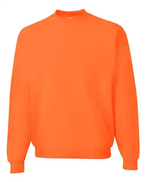 Jerzees 4662mr Super Sweats Nublend Crewneck Sweatshirt - Safety Orange