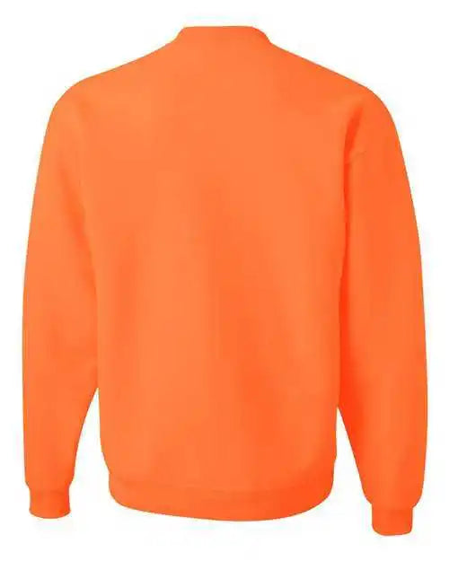 Jerzees 4662mr Super Sweats Nublend Crewneck Sweatshirt - Safety Orange