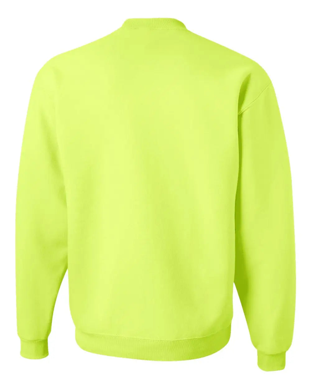 Jerzees 4662mr Super Sweats Nublend Crewneck Sweatshirt - Safety Green