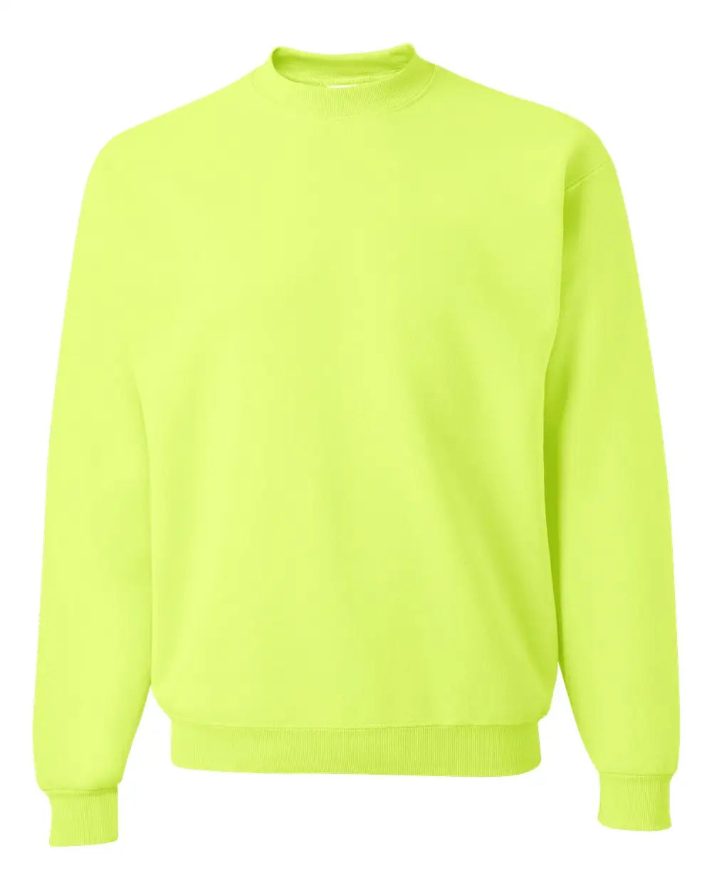 Jerzees 4662mr Super Sweats Nublend Crewneck Sweatshirt - Safety Green