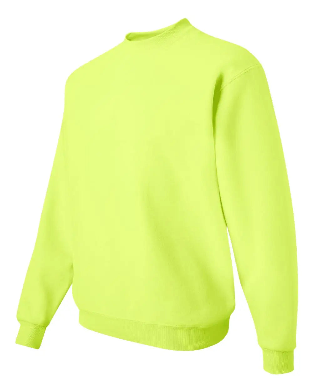 Jerzees 4662mr Super Sweats Nublend Crewneck Sweatshirt - Safety Green