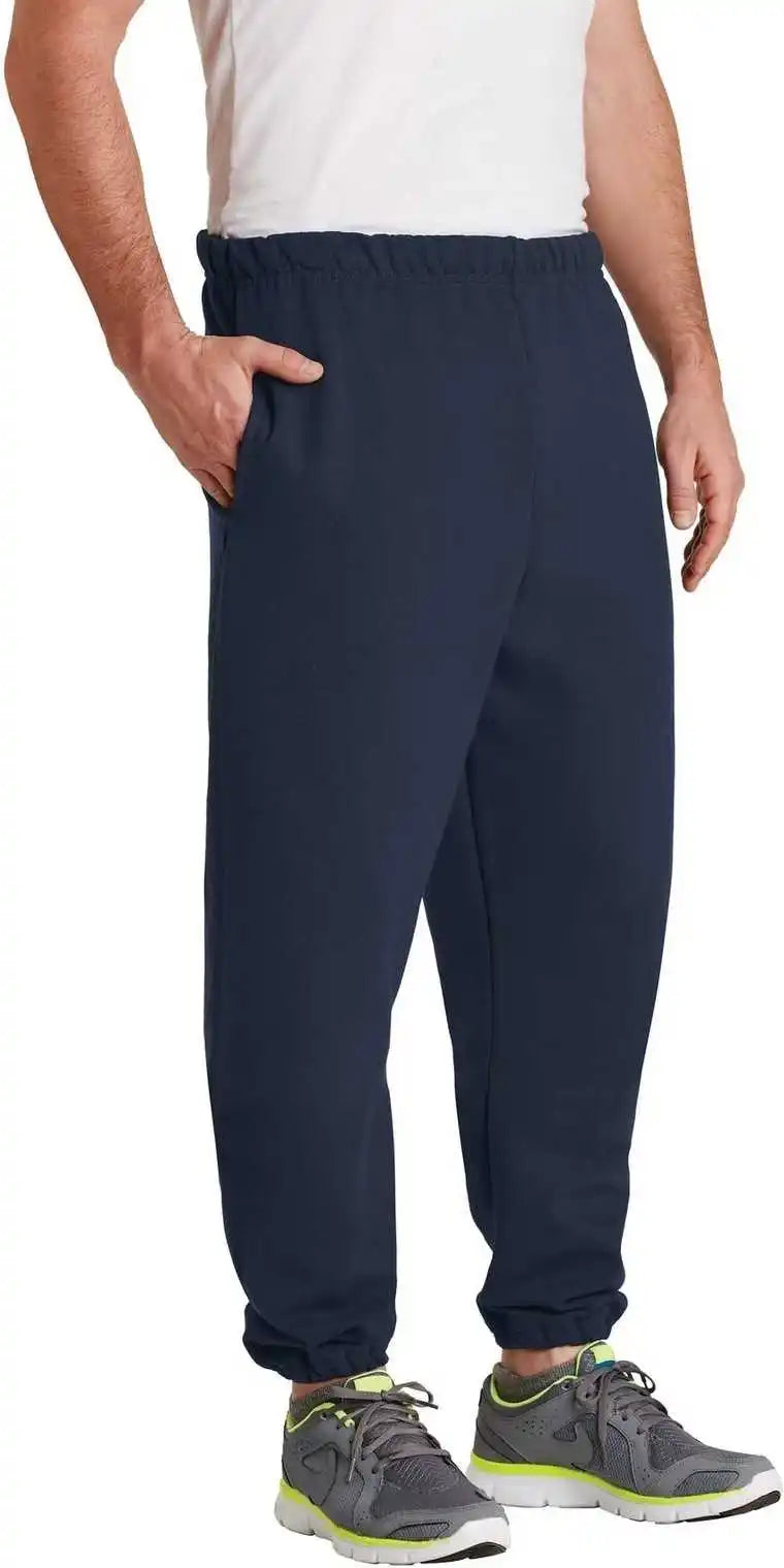 Jerzees 4850mp Super Sweats Nublend Sweatpant with Pockets Navy