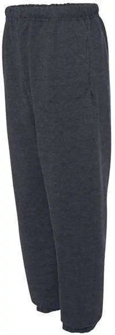 Jerzees 4850mr Super Sweats Nublend Sweatpants with Pockets - Black Heather