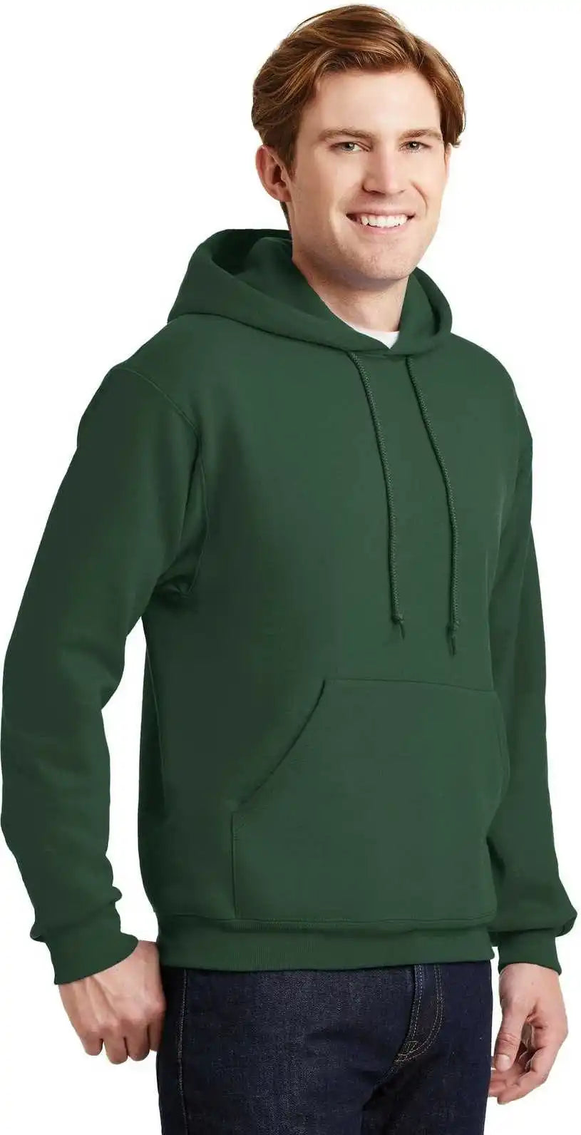 Jerzees 4997m Super Sweats Nublend Pullover Hooded Sweatshirt - Forest Green