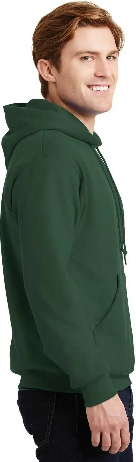 Jerzees 4997m Super Sweats Nublend Pullover Hooded Sweatshirt - Forest Green