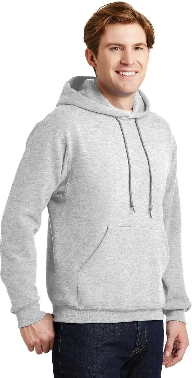 Jerzees 4997m Super Sweats Nublend Pullover Hooded Sweatshirt - Ash