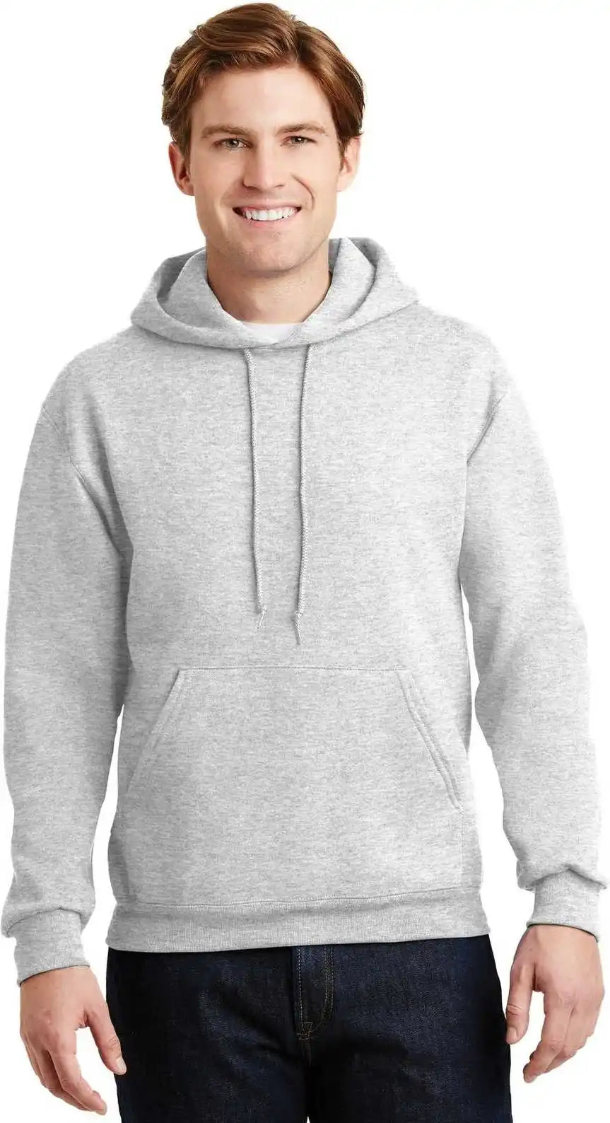Jerzees 4997m Super Sweats Nublend Pullover Hooded Sweatshirt - Ash