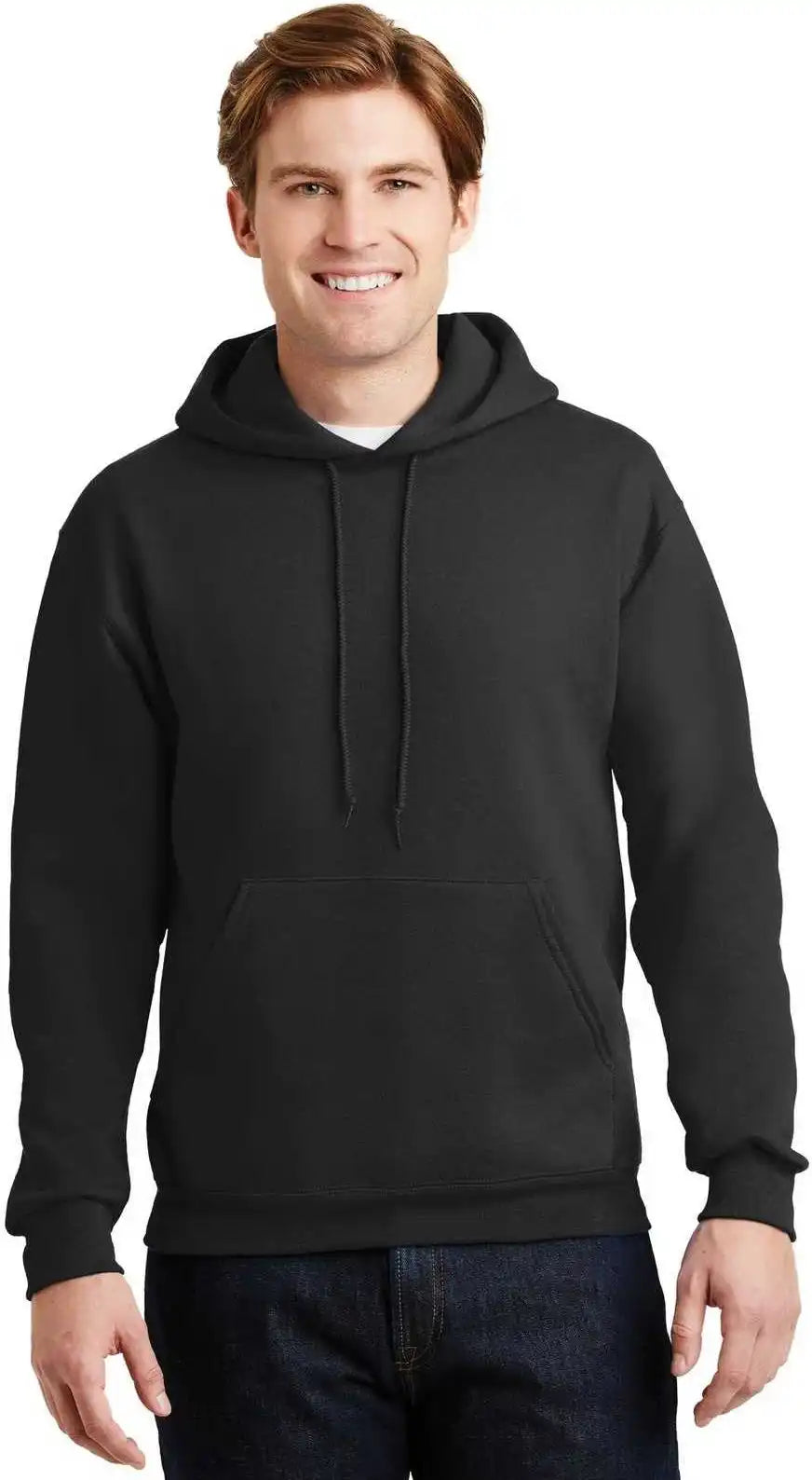 Jerzees 4997m Super Sweats Nublend Pullover Hooded Sweatshirt - Black