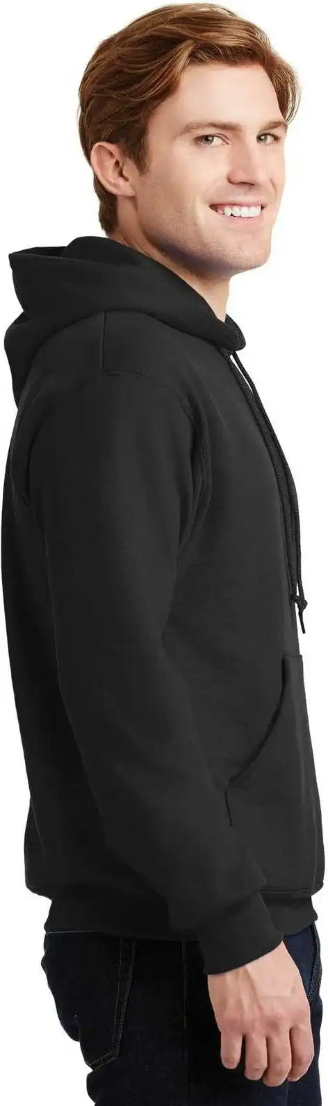 Jerzees 4997m Super Sweats Nublend Pullover Hooded Sweatshirt - Black
