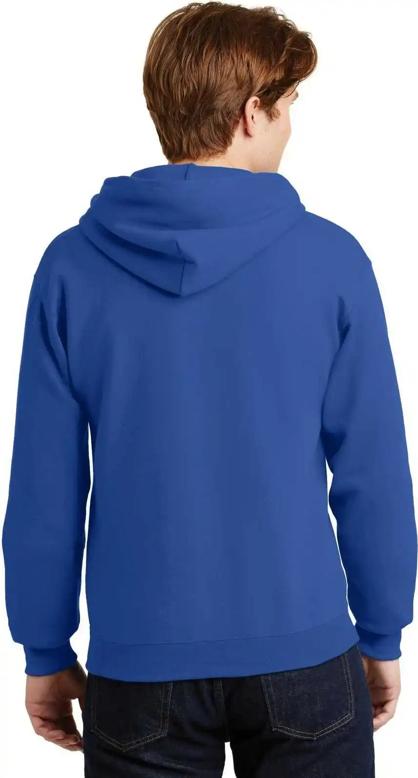 Jerzees 4997m Super Sweats Nublend Pullover Hooded Sweatshirt Royal