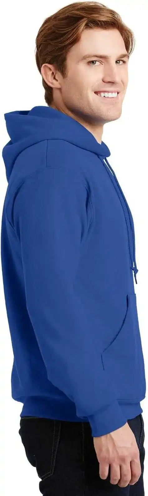 Jerzees 4997m Super Sweats Nublend Pullover Hooded Sweatshirt Royal