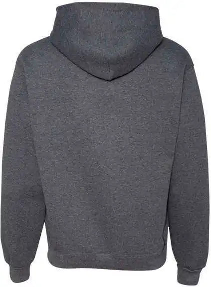 Jerzees 4997mr Super Sweats Nublend Hooded Sweatshirt Black Heather