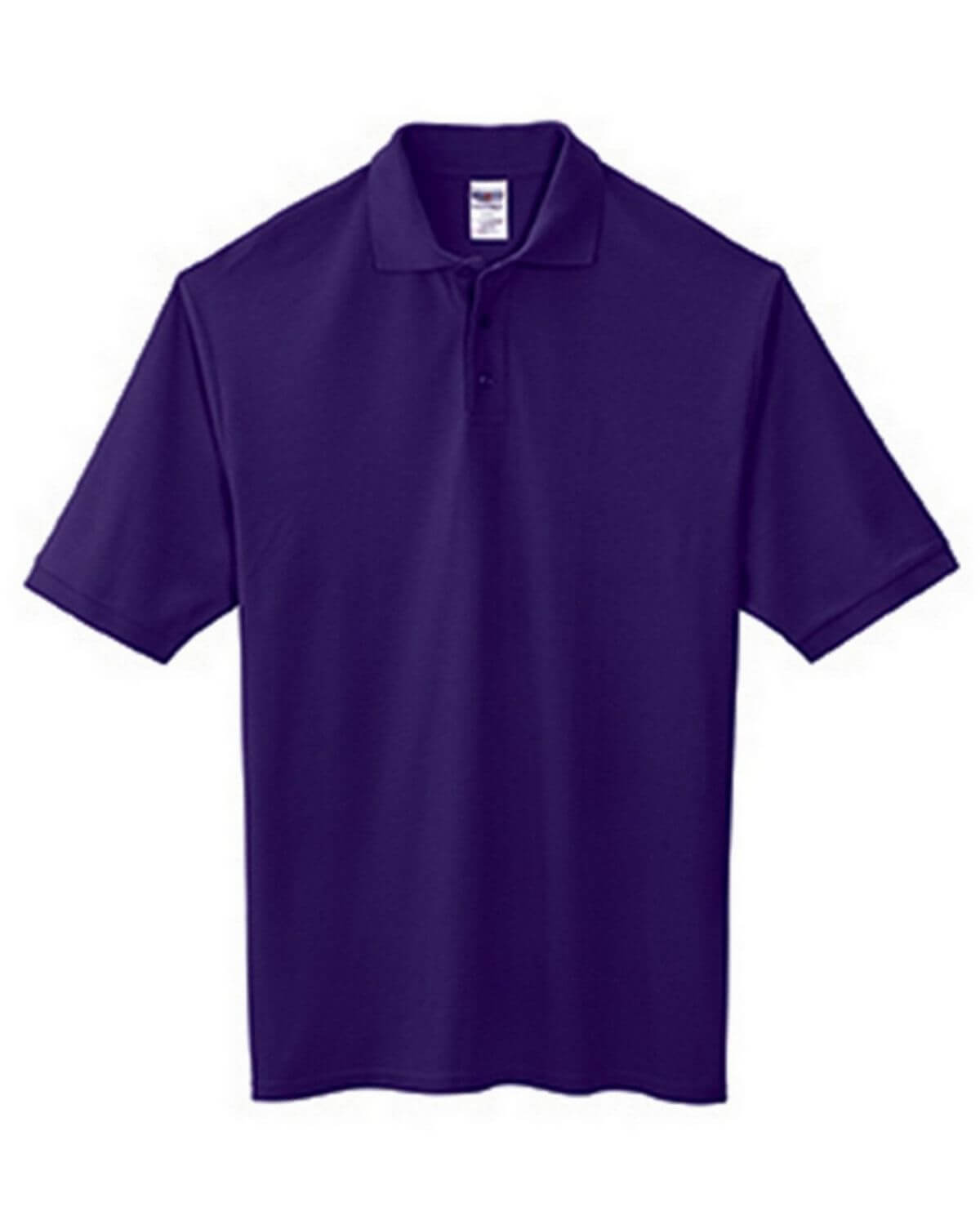 Jerzees 537mr Easy Care Piqué Polo - Deep Purple