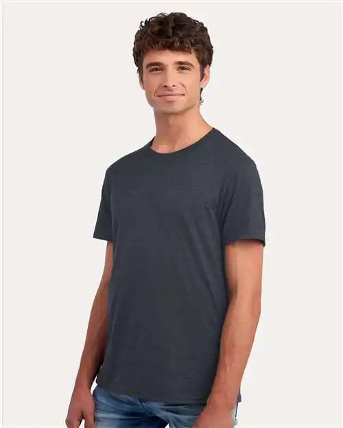 Jerzees 560mr Premium Blend Ring-spun T-shirt - Black Ink Heather