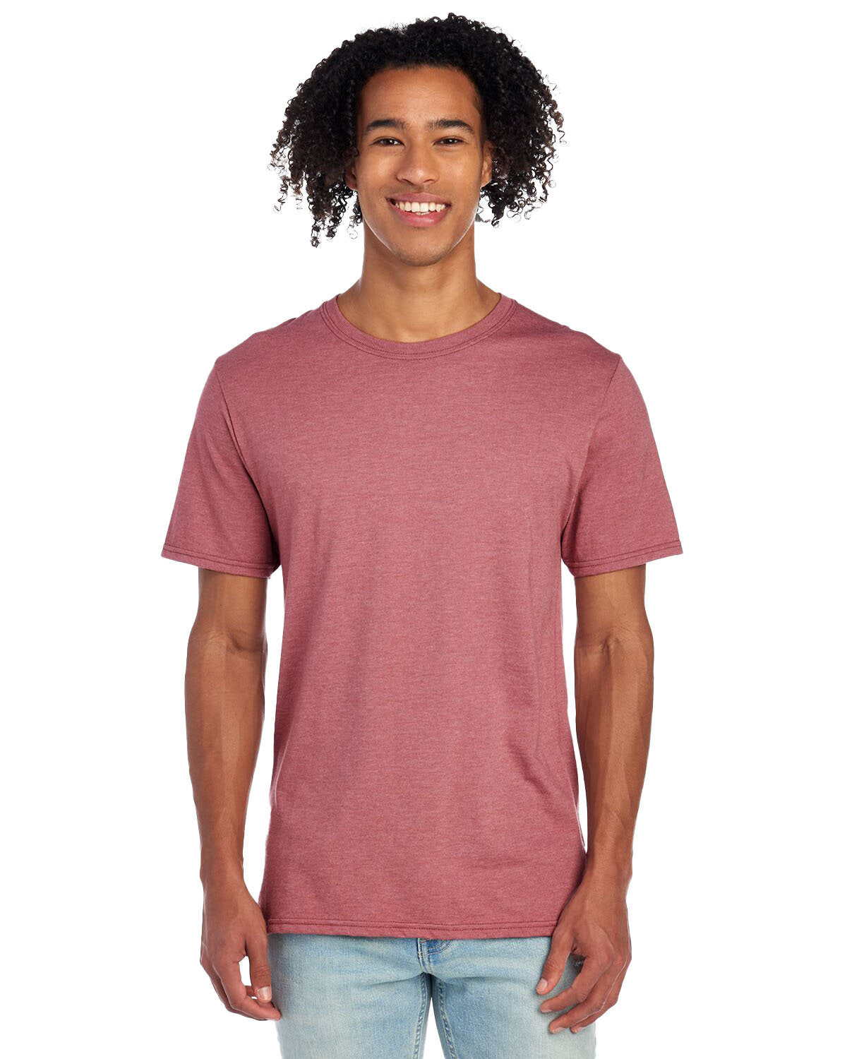 Jerzees 560mr Premium Blend Ring-spun T-shirt - Heather Mauve