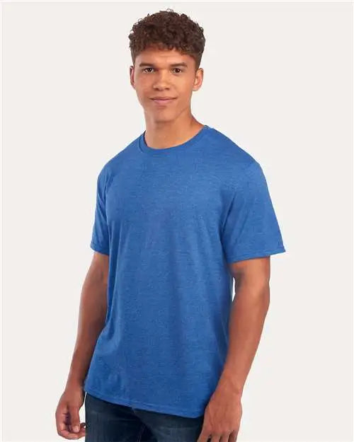 Jerzees 560mr Premium Blend Ring-spun T-shirt - Retro Heather Royal