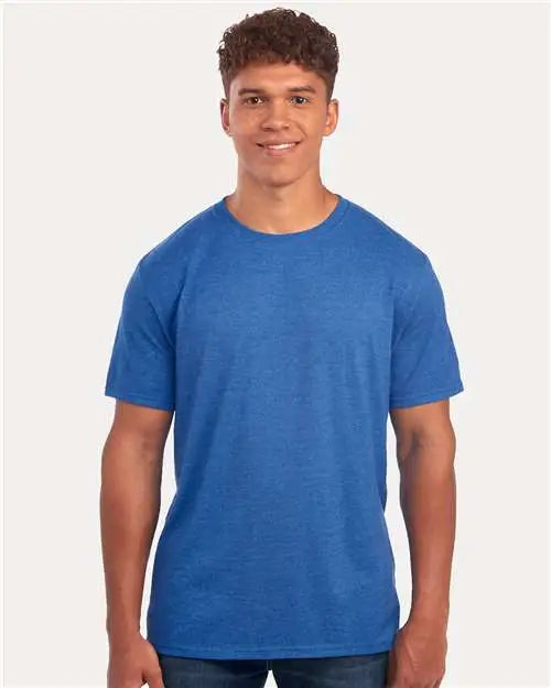 Jerzees 560mr Premium Blend Ring-spun T-shirt - Retro Heather Royal