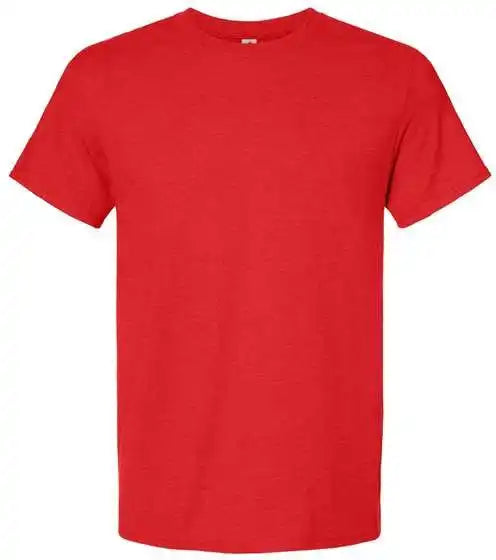 Jerzees 560mr Premium Blend Ringspun Crewneck T-shirt - Fiery Red Heather