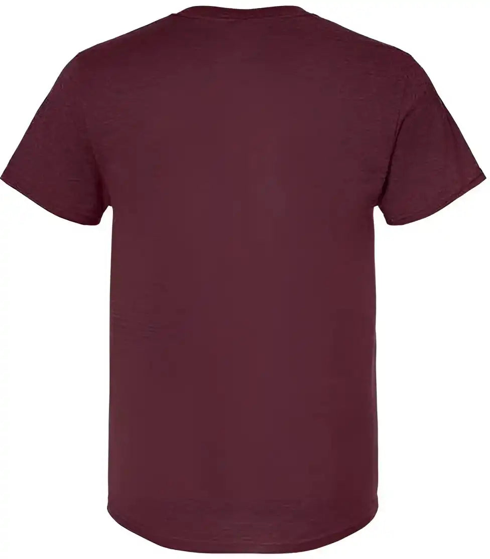 Jerzees 560mr Premium Blend Ringspun Crewneck t Shirt Maroon Heather