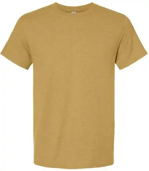 Jerzees 560mr Premium Blend Ringspun Crewneck t Shirt Mustard Heather