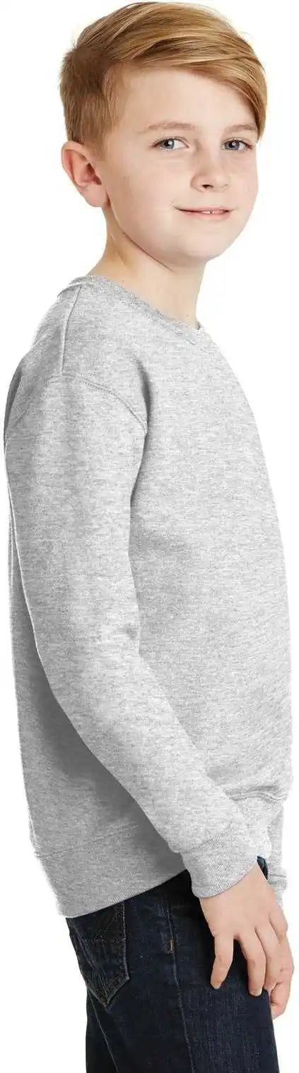 Jerzees 562b Youth Nublend Crewneck Sweatshirt Ash
