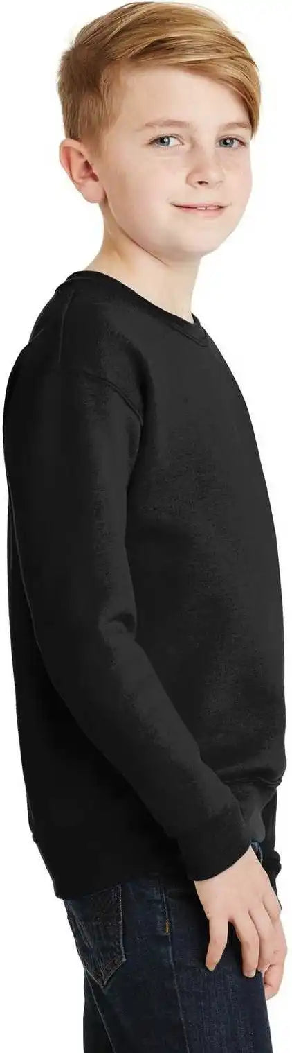 Jerzees 562b Youth Nublend Crewneck Sweatshirt Black